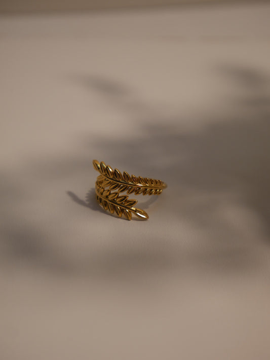 Gold Leaf Ring