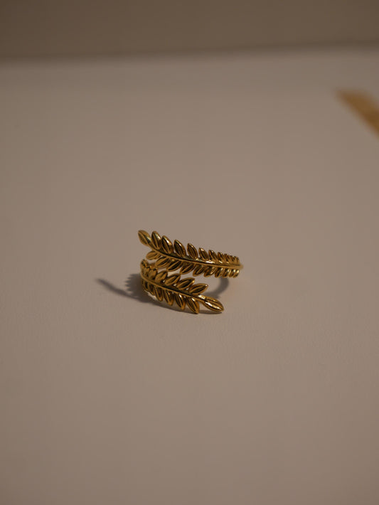 Gold Leaf Ring